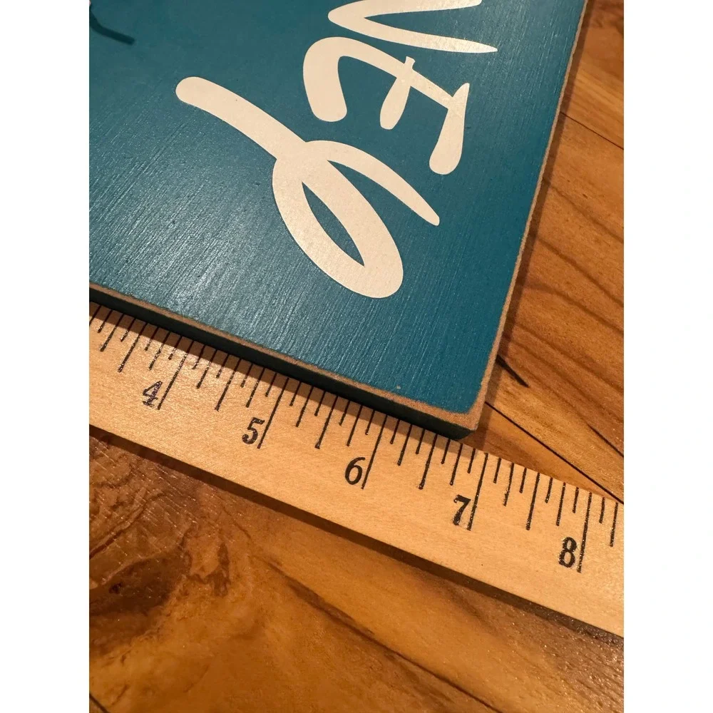 Run Disney Medal Holder Rack Aqua Wooden Running Display Hooks